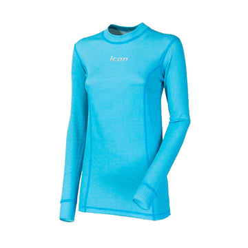 Women's Baby Blue Long Sleeve Microsense™ Performance Base Layer